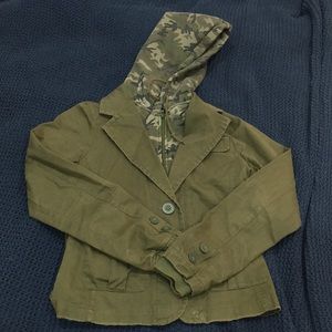 Camo hooded jacket by empyre